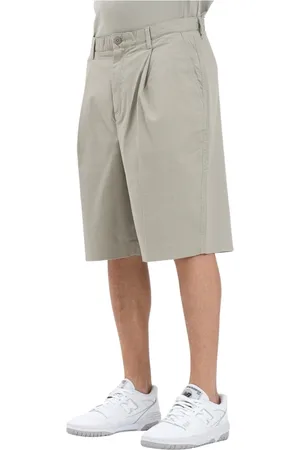 Calvin Klein Shorts, Herre, Grøn, W31, Bomuld, Grønne casual Bermuda-shorts til mænd