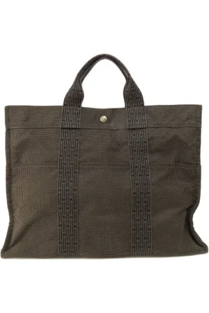 Hermès Pre-owned, Dame, Brun, ONE SIZE, Tyl, Pre-owned Stof totes