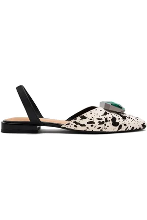Gioseppo Sko, Dame, , 37 EU, Dyr Print Slingback med Stendetalje
