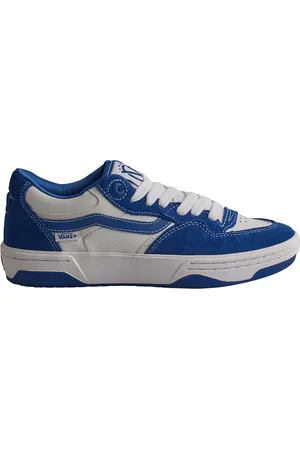 Vans Sko, Herre, Blå, 42 1/2 EU, Læder, Klassiske Tennisinspirerede ImpactWaffle Sneakers