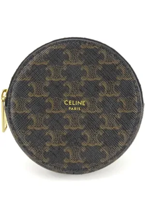 Céline Pre-owned, Dame, Sort, ONE SIZE, Tyl, Pre-owned Canvas punge