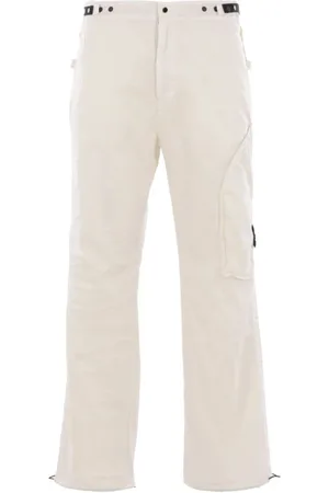 Stone Island Bukser, Herre, Hvid, W31, Nylon, Innovative Nylon Chino Bukser
