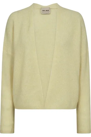 Mos Mosh Strik, Dame, , XL, Uld, Afslappet Strik Cardigan French Vanilla