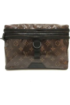 LOUIS VUITTON Pre-owned, Herre, Brun, ONE SIZE, Uld, Pre-owned Canvas crossbody-tasker