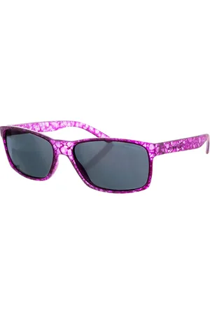 Arnette Tilbehør, Herre, Lilla, ONE SIZE, Uld, Rektangulære unisex solbriller i acetat
