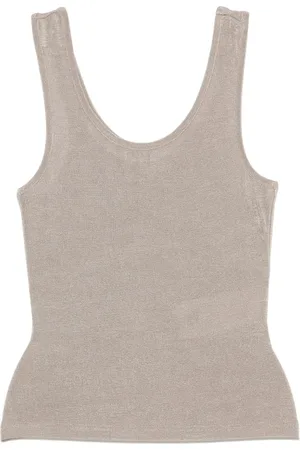 Ami Top, Dame, , XS, Uld, Lang Tank Top i Stilfuldt Design