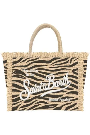 MC2 SAINT BARTH Taske, Dame, Brun, ONE SIZE, Uld, Brun Tasker til Stilfulde Outfits