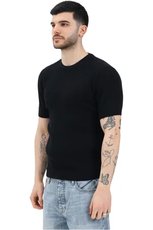 Armani Exchange Top, Herre, Sort, M, Bomuld, Sort kortærmet sweater