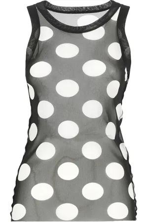 Y-3 Top, Dame, Sort, S, Sort Ærmeløs Top med Rund Hals