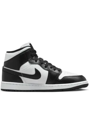 Jordan Sko, Herre, Sort, 37 1/2 EU, Læder, Air 1 Mid Panda