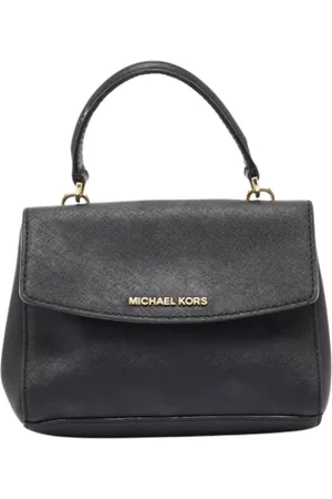 Michael Kors Pre-owned, Dame, Sort, ONE SIZE, Tyl, Pre-owned Laeder hndtasker