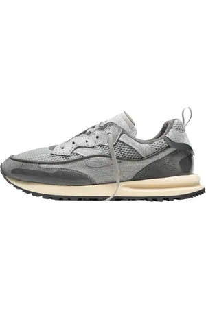Hidnander Sko, Herre, Grå, 40 EU, Læder, Mesh og Ruskind Sneaker