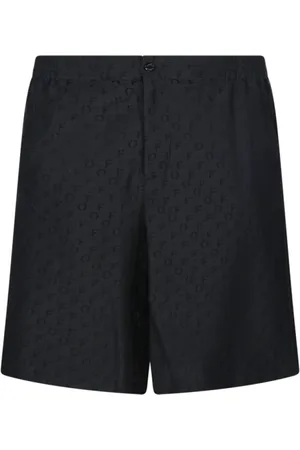 OFF-WHITE Shorts, Herre, Sort, L, Bomuld, Silkcot Bowling Shorts