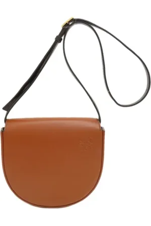 Loewe Pre-owned, Dame, Brun, ONE SIZE, Uld, Pre-owned Stof skuldertasker