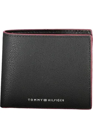 Tommy Hilfiger Tilbehør, Herre, Sort, ONE SIZE, Læder, Elegant sort læderpung