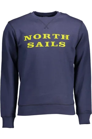 North Sails Sweathshirts & Hoodies, Herre, Blå, 2XL, Bomuld, Blå Bomuld Herre Sweater
