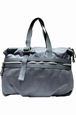 Bottega Veneta Pre-owned, Dame, Grå, ONE SIZE, Nylon, Pre-owned nylon hndtasker