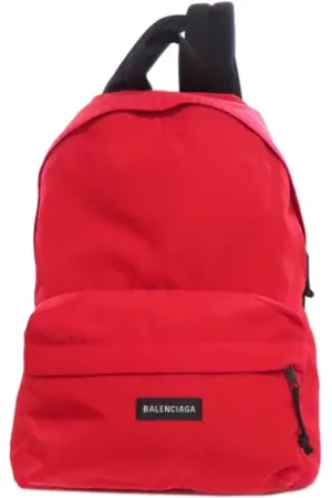 Balenciaga Pre-owned, Dame, Rød, ONE SIZE, Nylon, Pre-owned nylon balenciaga-tasker