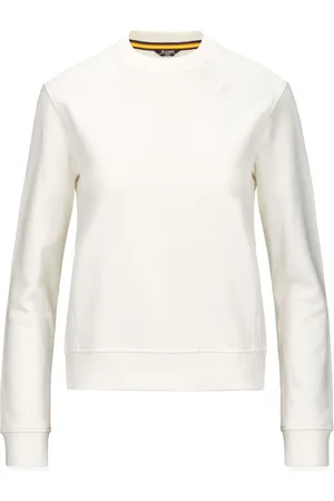 K-Way Sweathshirts & Hoodies, Dame, Hvid, M, Bomuld, Fersken Fleece Eline Stil