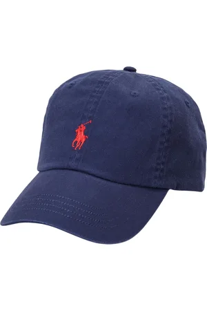 Ralph Lauren Tilbehør, Herre, Blå, ONE SIZE, Bomuld, Marine Chino Baseball Cap Tilbehør