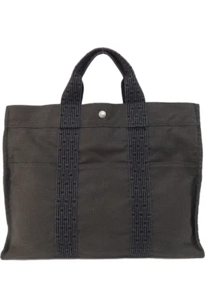 Hermès Pre-owned, Dame, Grå, ONE SIZE, Uld, Pre-owned canvas håndtasker