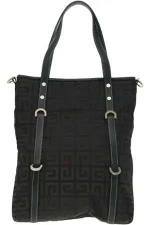 Givenchy Pre-owned, Dame, Sort, ONE SIZE, Uld, Pre-owned Stof hndtasker