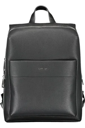Calvin Klein Taske, Herre, Sort, ONE SIZE, Uld, Sort herre rygsæk med justerbare stropper