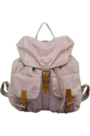 Prada Pre-owned, Dame, Lyserød, ONE SIZE, Nylon, Pre-owned nylon rygsaekke