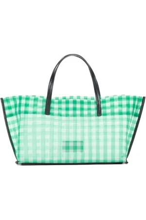 Staud Taske, Dame, Grøn, ONE SIZE, Uld, Mesh Tote Taske