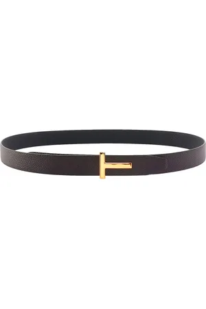 Tom Ford Tilbehør, Herre, Brun, 90 CM, Læder, Brun Læder Monogram Bælte