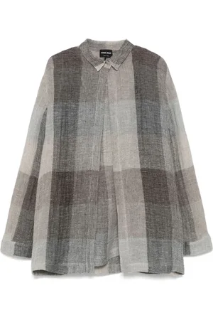Giorgio Armani Bluser & Skjorter, Dame, Flerfarvet, L, Uld, Stilfulde Skjorter Kollektion