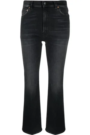 haikure Jeans, Dame, Sort, W30, Slim Bootcut Jeans Medium Rise