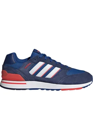 adidas Sport, Herre, Flerfarvet, 42 1/2 EU, Retro Blå Orange Herre Løbesko