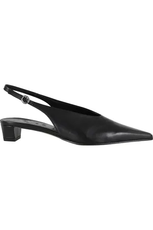 Aeyde Sko, Dame, Sort, 38 1/2 EU, Læder, Nappa Læder Slingback Cremet Sort