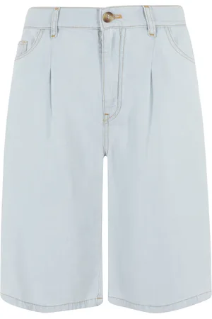 SEMICOUTURE Shorts, Dame, Blå, XS, Denim, Himmel Bermuda Ellen med knaplukning