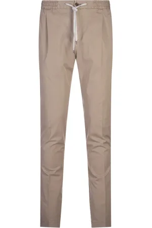 PT Torino Bukser, Herre, Brun, XL, Bomuld, Brun Lyocell Bomuld Elastan Bukser