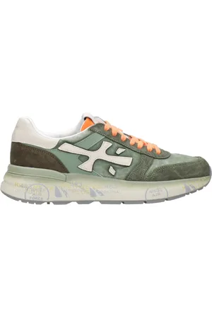 Premiata Sko, Herre, Grøn, 41 EU, Uld, Grønne Sneakers med Tekstil