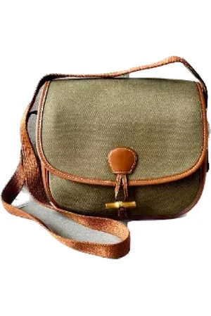Hermès Pre-owned, Dame, Brun, ONE SIZE, Uld, Pre-owned Laeder crossbody-tasker