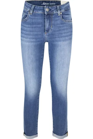 Liu Jo Jeans, Dame, Blå, W29, Denim, Blå Skinny Cropped Denim Jeans