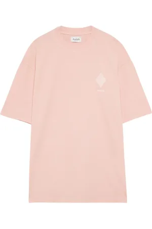 AMISH Top, Herre, Lyserød, S, Bomuld, Bomuld Jersey Kortærmet T-Shirt