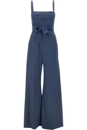 MARELLA Jumpsuits & Playsuits, Dame, Blå, XS, Blå Bukser