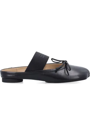Maison Margiela Sko, Dame, Sort, 39 1/2 EU, Lukkede Mule Ballerina Sko