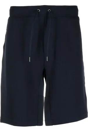 Ralph Lauren Shorts, Herre, Blå, M, Bomuld, Bomuldsblandede Track Shorts med lommer