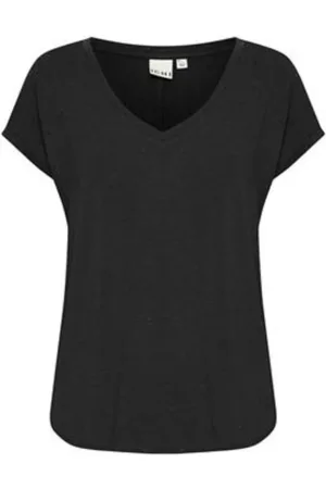 Ichi Top, Dame, Sort, XS, Uld, Rebel T-shirt til kvinder