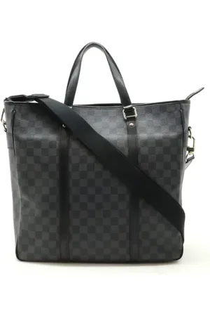 LOUIS VUITTON Pre-owned, Herre, Sort, ONE SIZE, Uld, Pre-owned Canvas totes
