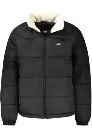 Tommy Hilfiger Jakke, Herre, Sort, S, Uld, Sort Polyamid Jakke