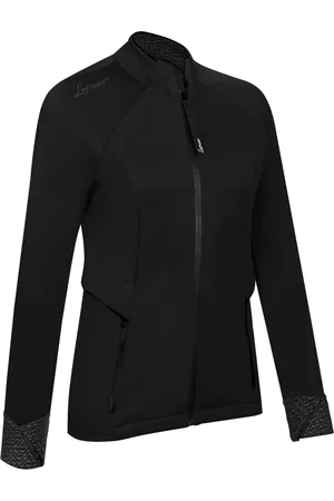 LAMUNT Sport, Dame, Sort, XS, Uld, Fuld lynlås termisk jakke sort