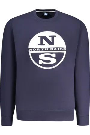North Sails Sweathshirts & Hoodies, Herre, Blå, XL, Bomuld, Blå Bomuld Herre Sweater