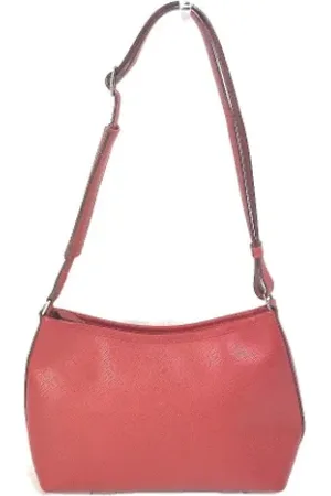 Hermès Pre-owned, Dame, Rød, ONE SIZE, Uld, Pre-owned Laeder skuldertasker