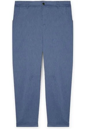 Fiorella rubino Bukser, Dame, Blå, XL, Polyester, Lige bukser med amerikanske lommer